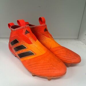Adidas ACE 17+ Purecontrol FG Elite Orange boots men’s soccer cleats men size 10